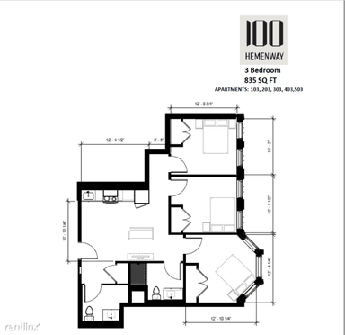 Main picture of 100 Hemenway Apartments