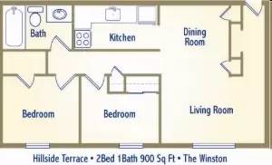 Main picture of Hillside Terrace Aprtments - 2P