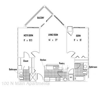 Main picture of 100 N Main Apartments