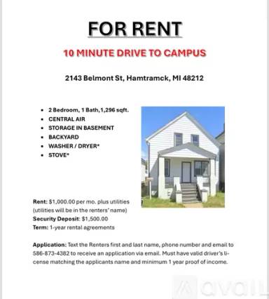 Main picture of 2143 Belmont St