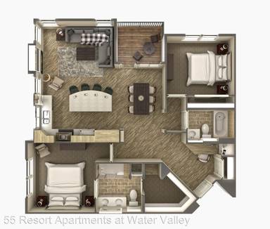 Main picture of 55 Resort Apartments at Water Valley