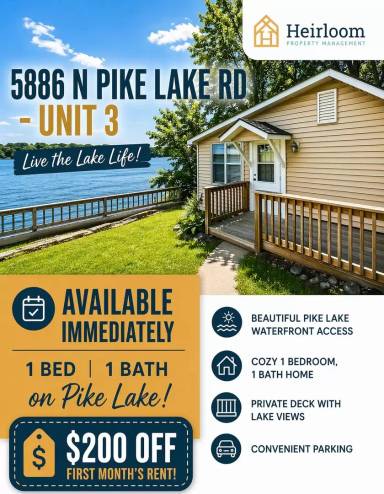 Main picture of 5886 N Pike Lake Rd