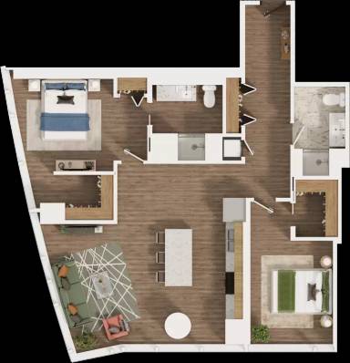 Main picture of 1000M Apartments