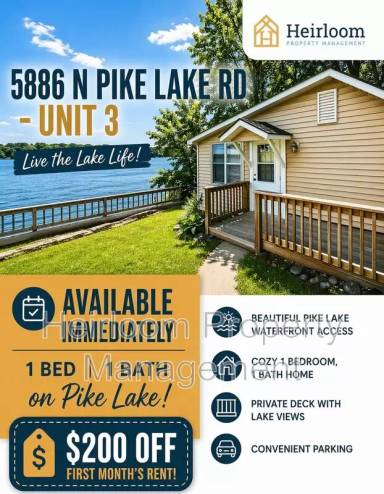 Main picture of 5886 N Pike Lake Rd