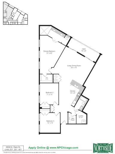 Main picture of 3823 N Clark St