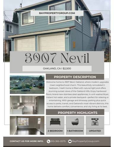 Main picture of 3907-3909 Nevil St Apartments