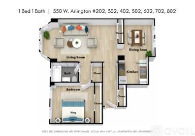 Main picture of 550 W Arlington Pl Apartments