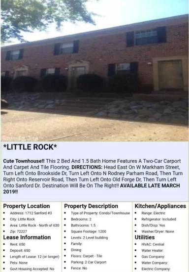 Main picture of 1712 Sanford Dr