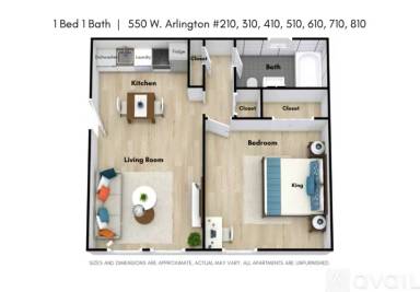 Main picture of 550 W Arlington Pl Apartments