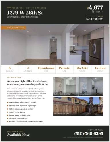 Main picture of 1279 W 38th St Los Angeles, CA 90037