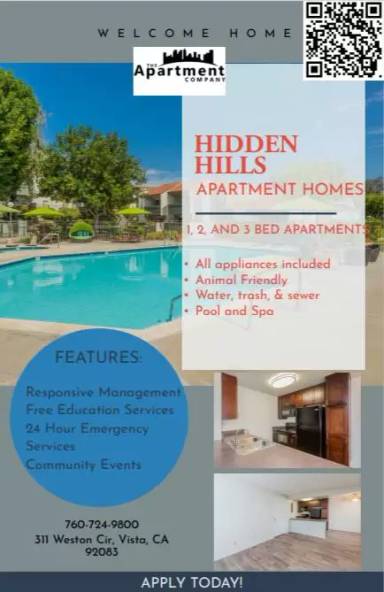 Main picture of Hidden Hills Apartment Homes