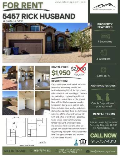 Main picture of 5457 Rick Husband Dr